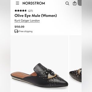 Kurt Geiger London Olive Eye Mule